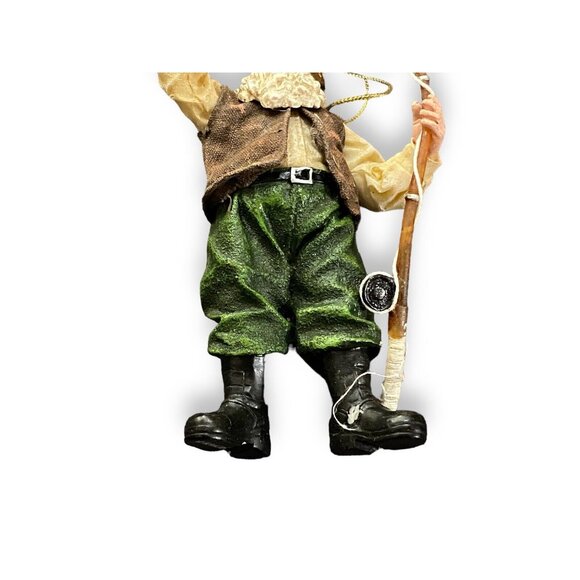 Kurt Adler KSA Santa Fishing Ornament Fisherman Christmas Decor 6" Figurine - Picture 5 of 5